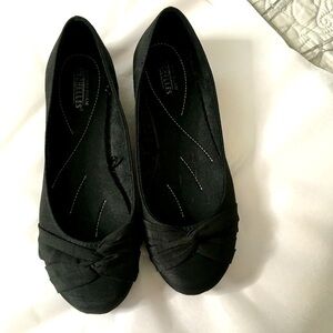 Seychelles Anthropology Black Cloth Mary Janes Size 7.5